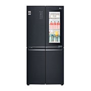 LG 594L side-by-side-fridge with InstaView Door-in-Door™ in Matt Black, GF-Q4919MT, GF-Q4919MT, thumbnail 1