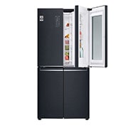 LG 594L side-by-side-fridge with InstaView Door-in-Door™ in Matt Black, GF-Q4919MT, GF-Q4919MT, thumbnail 2