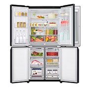 LG 594L side-by-side-fridge with InstaView Door-in-Door™ in Matt Black, GF-Q4919MT, GF-Q4919MT, thumbnail 3
