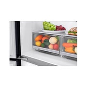 LG 594L side-by-side-fridge with InstaView Door-in-Door™ in Matt Black, GF-Q4919MT, GF-Q4919MT, thumbnail 6