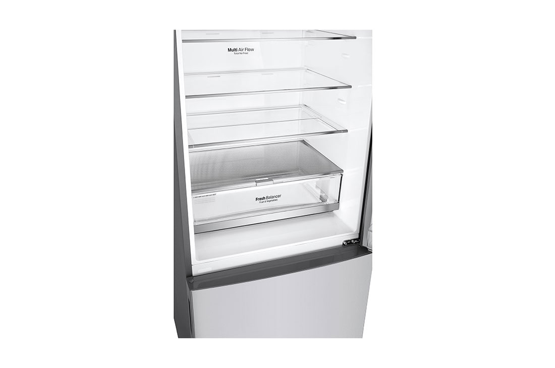 454L Bottom Freezer with DoorCooling in Silver LG LK