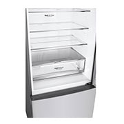 LG 454L Bottom Freezer Refrigerators with Inverter Linear Compressor in Platinum Silver, GB-B4059PZ left side indoor view, GB-B4059PZ, thumbnail 11