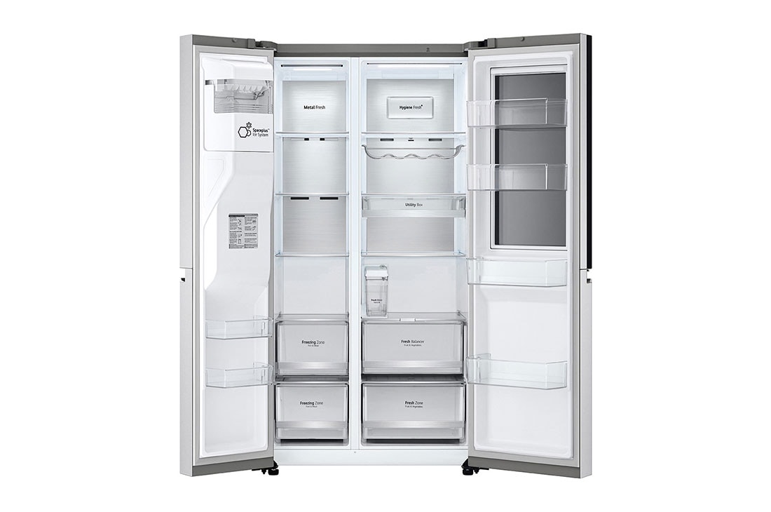 LG 674L side-by-side-fridge with InstaView Door-in-Door™ in New Noble Steel, GS-X6172NS, GS-X6172NS, thumbnail 10