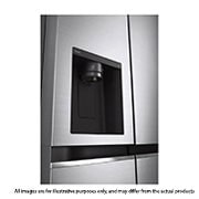 LG 674L side-by-side-fridge with Smart Inverter Compressor in Platinum Silver, GS-L6172PZ, GS-L6172PZ, thumbnail 6