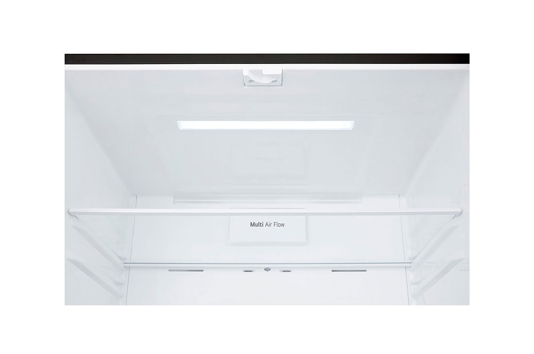 LG 594L Multi Door Refrigerator with Smart Inverter Linear Compressor in Matt Black, detail view, GF-B4532MC, thumbnail 6
