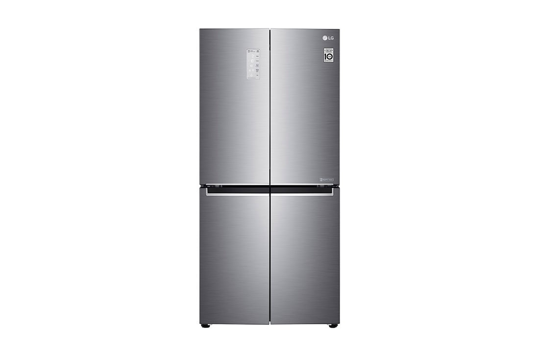 LG 594L multi-door-refrigerators with Inverter Linear Compressor in Platinum Silver, GF-B4539PZ