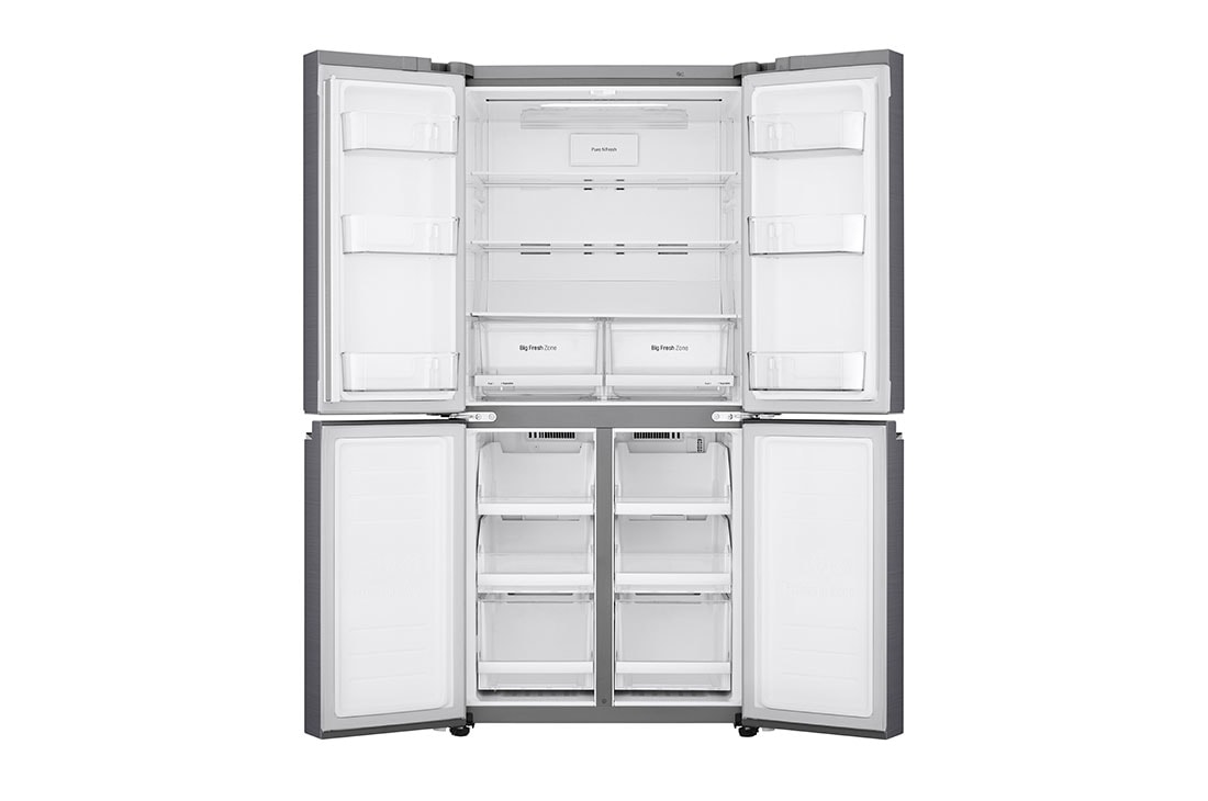 LG 594L multi-door-refrigerators with Inverter Linear Compressor in Platinum Silver, GF-B4539PZ, thumbnail 9