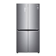 LG 594L multi-door-refrigerators with Inverter Linear Compressor in Platinum Silver, GF-B4539PZ, thumbnail 1