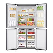 LG 594L multi-door-refrigerators with Inverter Linear Compressor in Platinum Silver, GF-B4539PZ, thumbnail 2