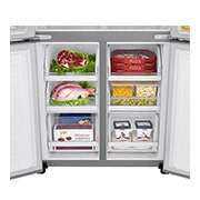LG 594L multi-door-refrigerators with Inverter Linear Compressor in Platinum Silver, GF-B4539PZ, thumbnail 8