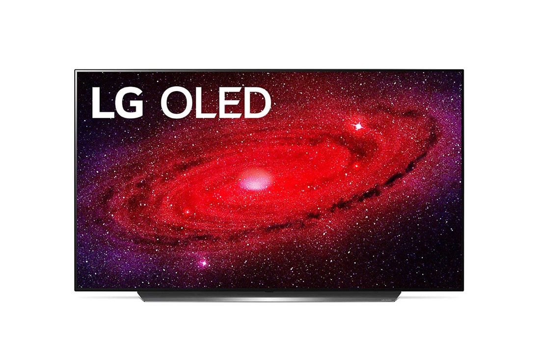 LG CX 65'' OLED 4K TV, LG CX 65'' OLED 4K TV, Front view with infill image, OLED65CXPTA, OLED65CXPTA