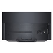 LG C1 48 inch 4K Smart OLED TV, top part and controller top view, OLED48C1PTB, thumbnail 7