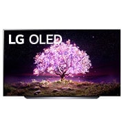 LG C1 83 inch 4K Smart OLED TV, front view, OLED83C1PTA, thumbnail 1