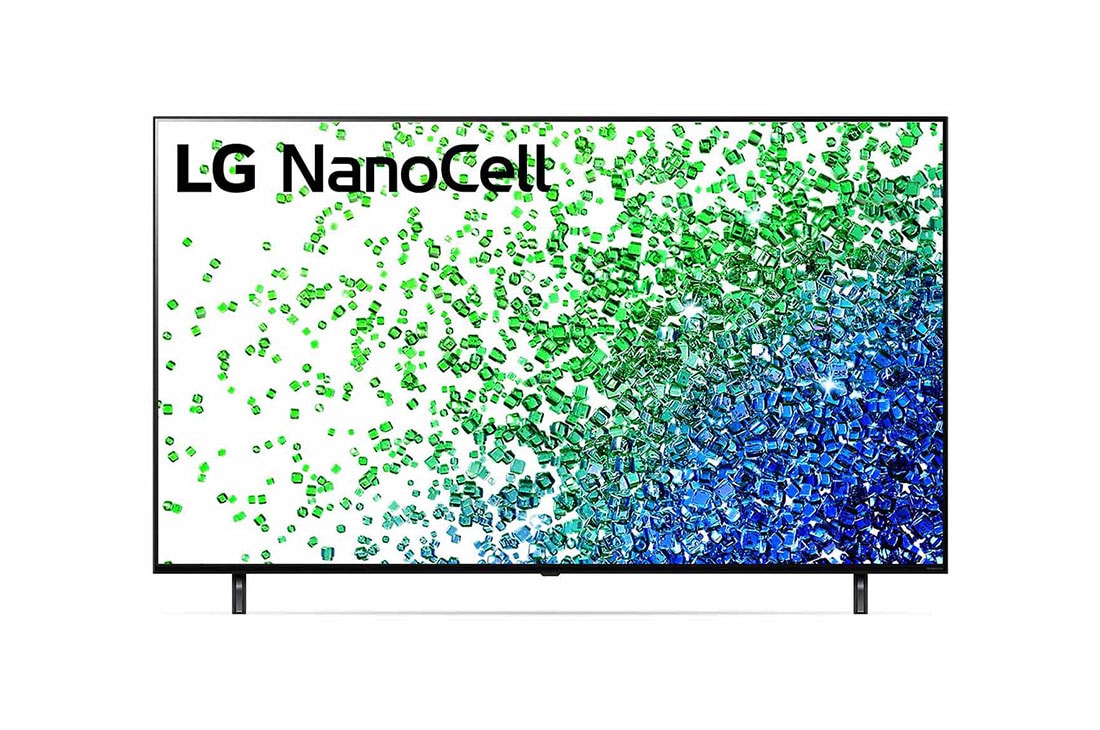 LG 55NANO80TPA, A front view of the LG NanoCell TV, 55NANO80TPA