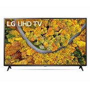 LG UP7550 50'' UHD 4K TV, front view with infill image, 50UP7550PTC, thumbnail 1