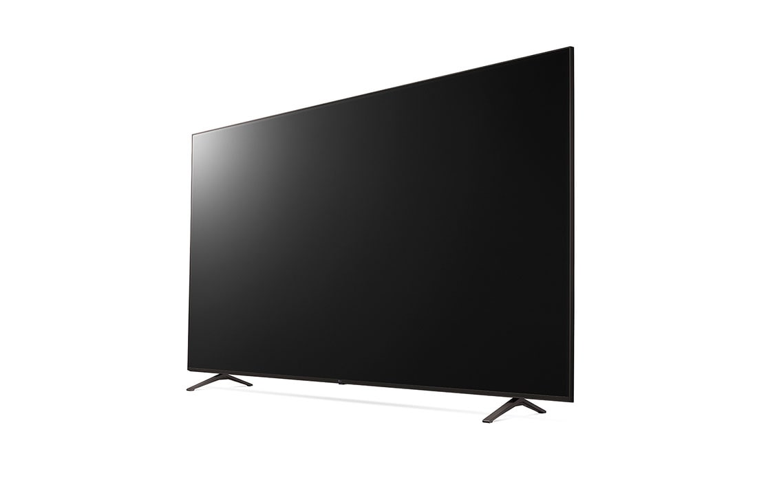 LG UP8000 86'' UHD 4K TV, 30 degree side view with infill image, 86UP8000PTB, thumbnail 3