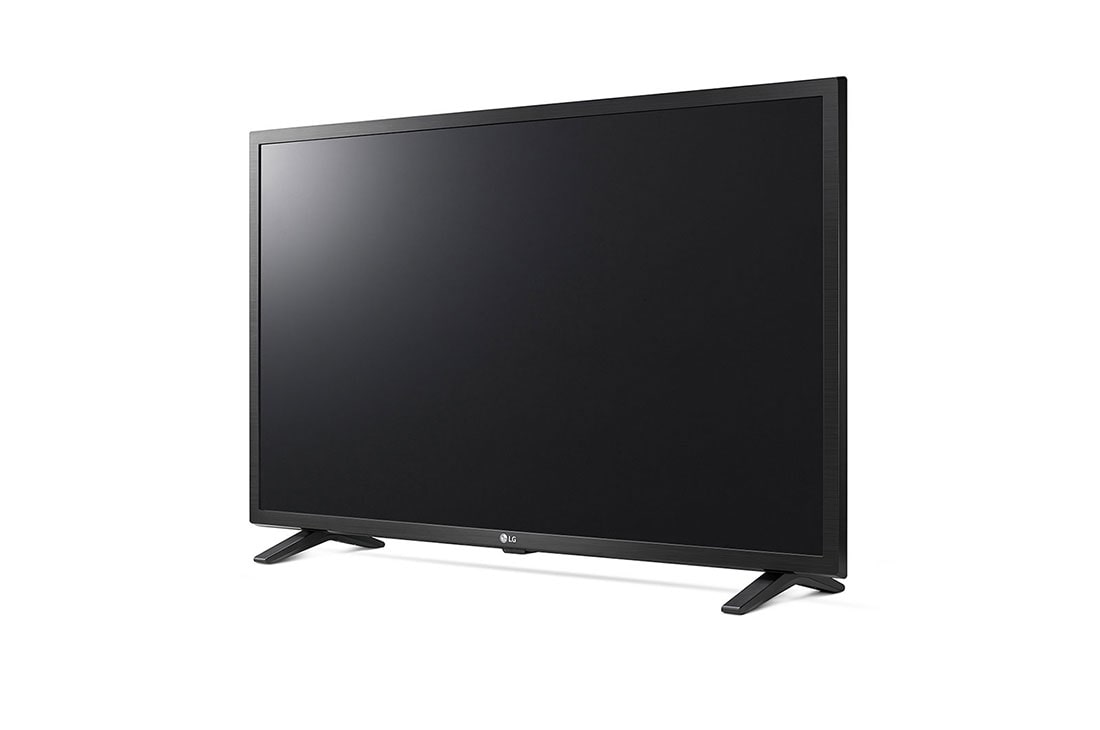 LG LQ63 32'' Smart HD TV, 30 degree side view with infill image, 32LQ630BPSA, thumbnail 3