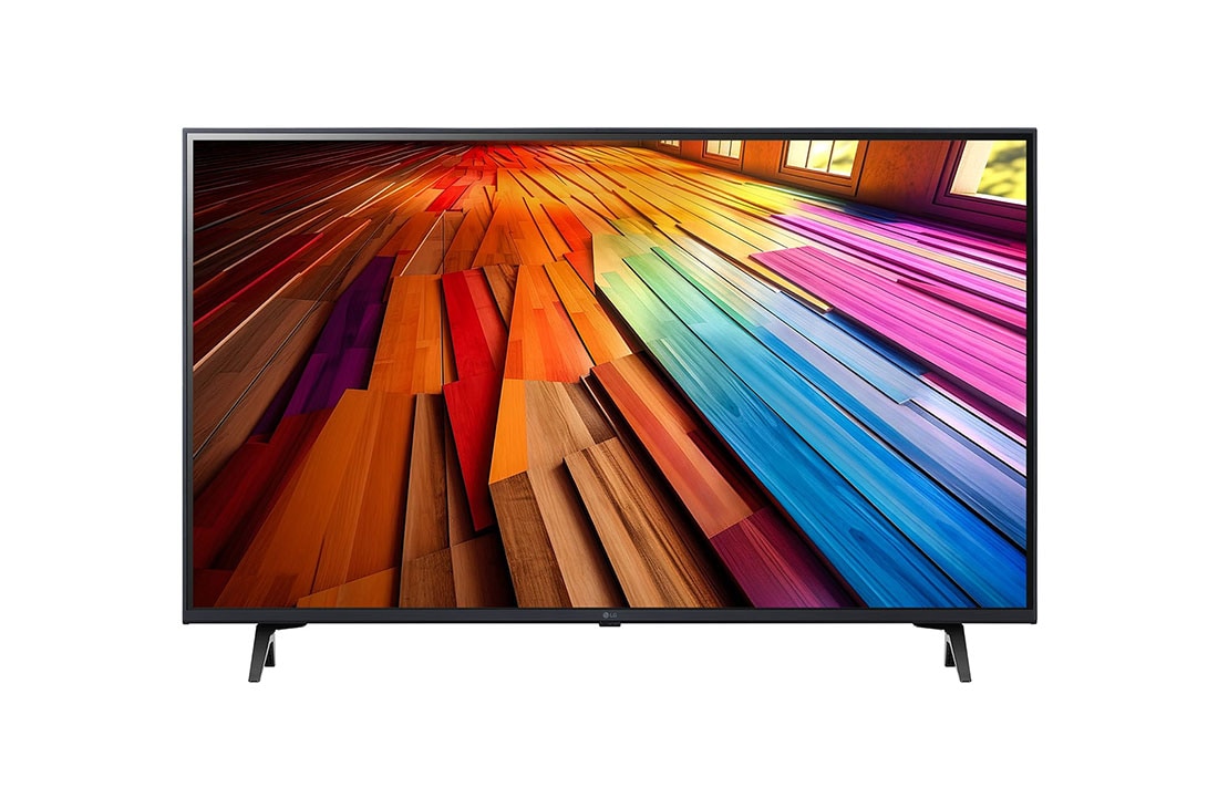 LG 50 Inch LG UHD UT80 4K Smart TV 2024, Front view of LG UHD TV, UT80, 50UT8050PSB, thumbnail 2