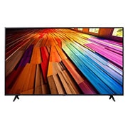 LG UHD TV AI UT80 65 inch 4K Smart TV 2024 | Magic Remote | Wall Mounted | TV Stand | Ultra HD 4K resolution | AI ThinQ™, Front view of LG UHD TV, UT80, 65UT8050PSB, thumbnail 2
