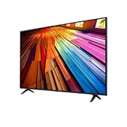 LG UHD TV AI UT80 65 inch 4K Smart TV 2024 | Magic Remote | Wall Mounted | TV Stand | Ultra HD 4K resolution | AI ThinQ™, Slightly-angled left-facing side view of LG UHD TV, UT80, 65UT8050PSB, thumbnail 3