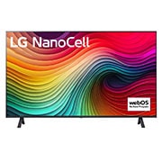 LG NanoCell TV NANO81 43 inch 4K Smart TV | Wall mounted | TV Stand | Ultra HD 4K resolution | AI ThinQ with HDR10 Pro, front view, 43NANO81TSA, thumbnail 1