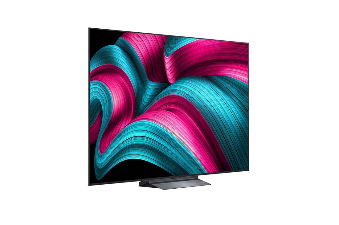 LG 77 inch LG OLED evo AI TV C5 144Hz Gaming Mode* Dolby Vision & HDR10 4K UHD (2025), Rear view of LG OLED evo AI C5 4K Smart TV., OLED77C5PSA, thumbnail 2