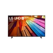 LG UHD TV AI UT80 75 inch 4K Smart TV 2024 | Magic Remote | Wall Mounted | TV Stand | Ultra HD 4K resolution | AI ThinQ™, Front view of UT80 with LG UHD AI ThinQ, and 2024 on screen, 75UT8050PSB, thumbnail 1