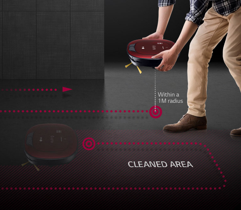 LG HOMBOT Square Robotic Vacuum Cleaner LG Sri Lanka