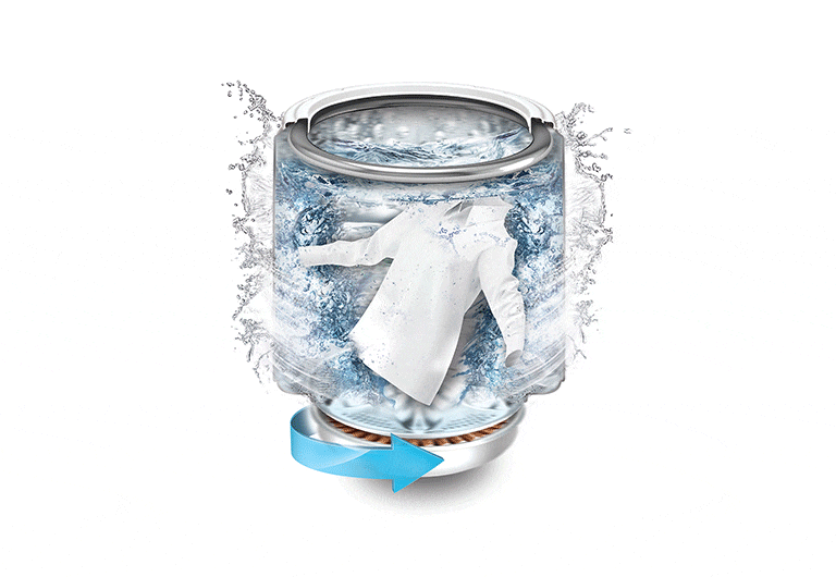 Tub & Pulsator Scrub Spin