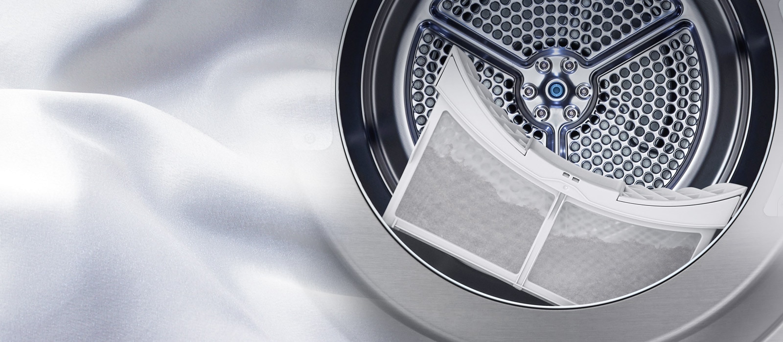 Lint and Dust Trapped for Cleaner Clothes