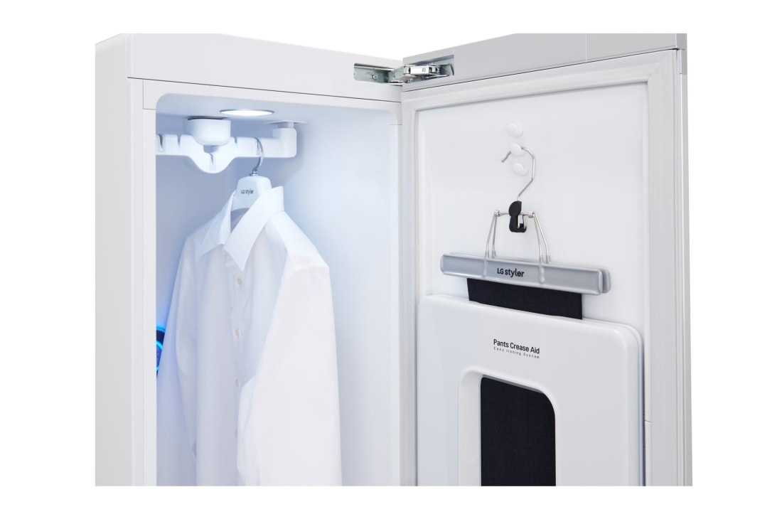 LG Styler™ with SmartThinQ™, 5.2kg, White, Deatiled view, S3WF, thumbnail 11