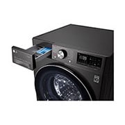 LG 10.5/7kg, AI Direct Drive Front Load Washer Dryer, FV1450H2K-Drawer Open, FV1450H2K, thumbnail 5