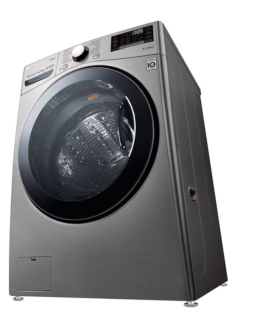 19/12KG TWINWash™ Front Load Washer Dryer in Silver LG LK