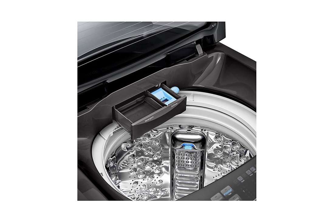 LG 17KG TurboWash3D™ Top Load Washing Machine, TH2517SSAK-Right Open, TH2517SSAK, thumbnail 6