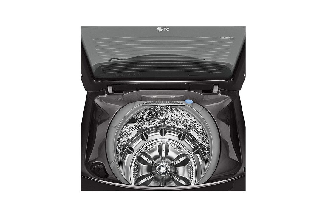 LG 17KG TurboWash3D™ Top Load Washing Machine, TH2517SSAK-Front Detail, TH2517SSAK, thumbnail 13