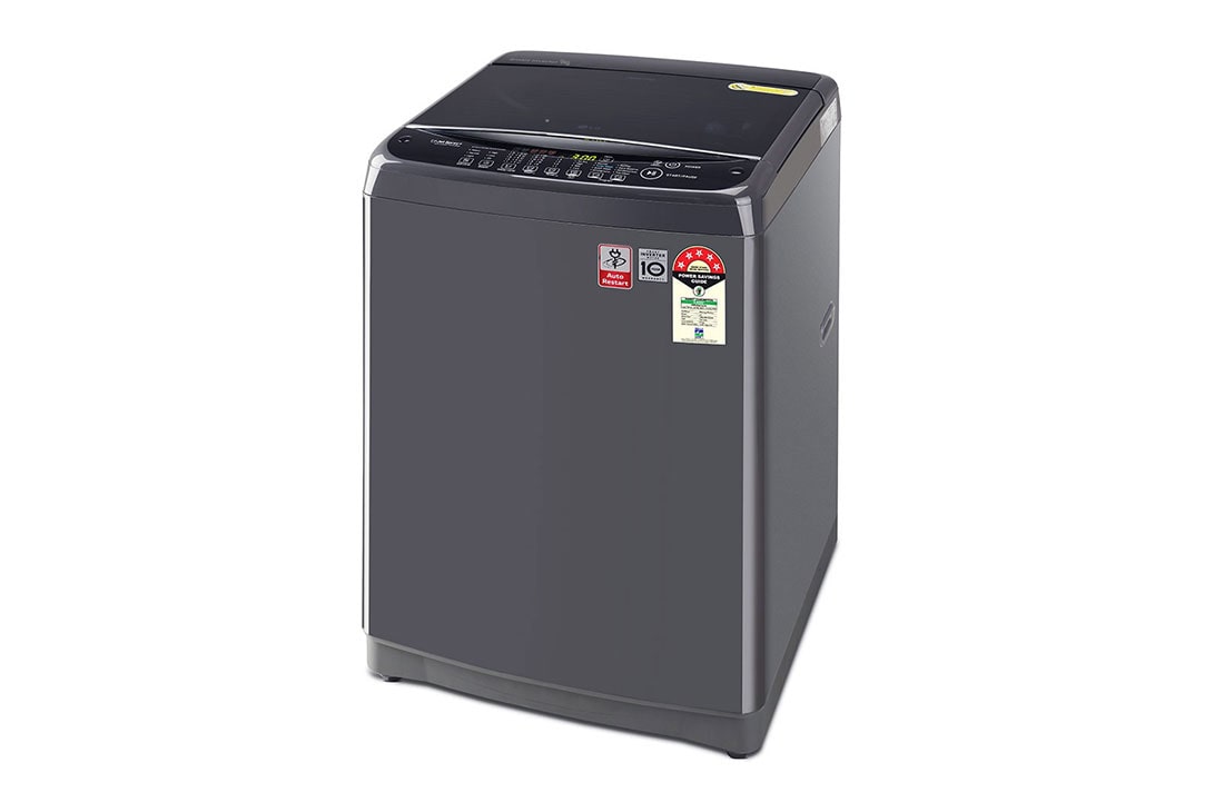 LG 9kg, Middle Black, Jet Spray+, Punch+3, TurboDrum, LG T2109VSAB 9kg Right View, T2109VSAB, thumbnail 7