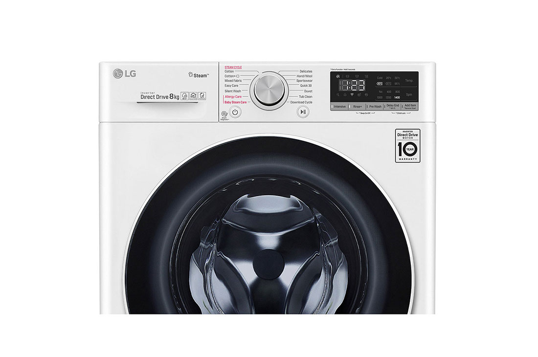 LG 8kg, AI Direct Drive Front Load Washing Machine, FV1408S4W, FV1408S4W, thumbnail 6