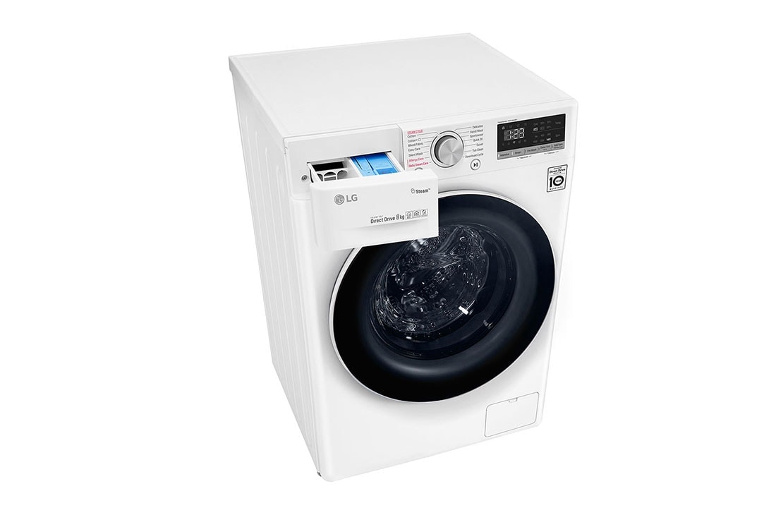 LG 8kg, AI Direct Drive Front Load Washing Machine, FV1408S4W, FV1408S4W, thumbnail 9