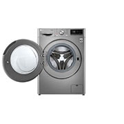 LG 8/6kg, AI DD™ Front Load Washer Dryer, Front view with door open , FV1408H4V, thumbnail 2