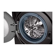 LG 13/8kg, AI Direct Drive Front Load Washer Dryer, Side top panel view, FV1413H2BA, thumbnail 4