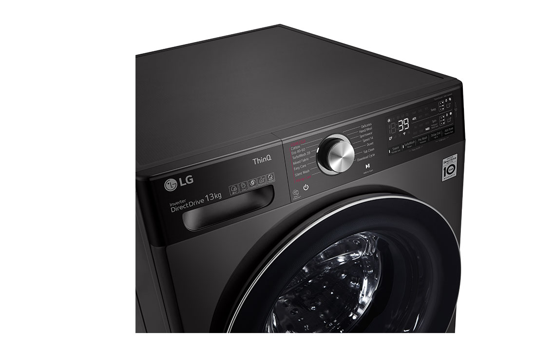 LG 13kg, AI Direct Drive Front Load Washing Machine, Panel view, FV1413S2BA, thumbnail 3