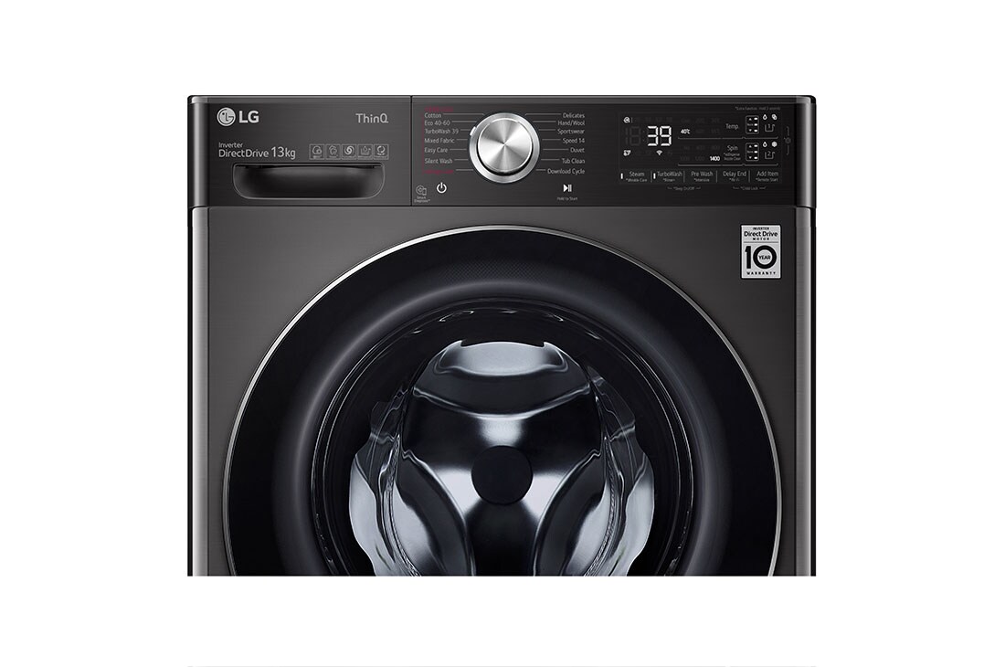 LG 13kg, AI Direct Drive Front Load Washing Machine, Panel view, FV1413S2BA, thumbnail 5