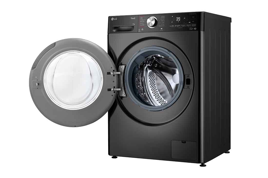 LG 11kg, AI Direct Drive Front Load Washing Machine, Right side view, FV1411S2B, thumbnail 11