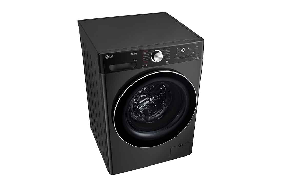 LG 11kg, AI Direct Drive Front Load Washing Machine, Top perspective view, FV1411S2B, thumbnail 8