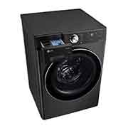 LG 11kg, AI Direct Drive Front Load Washing Machine, Top perspective view with detergent port, FV1411S2B, thumbnail 9
