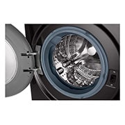 LG 11/7kg, AI Direct Drive Front Load Washer Dryer, Side top panel view, FV1411H2B, thumbnail 4