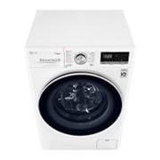LG 7KG Front Load Washing Machine with AIDD, Top perspective view, FV1207S4W, thumbnail 10