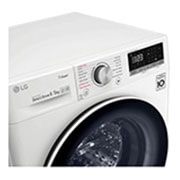 LG 7KG Front Load Washing Machine with AIDD, Panel view, FV1207S4W, thumbnail 3