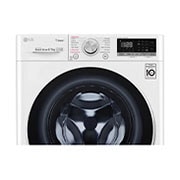 LG 7KG Front Load Washing Machine with AIDD, Panel view, FV1207S4W, thumbnail 7