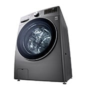 LG Front Load Washer Dryer with AI Direct Drive™, 15/8KG, Pespective view, F2515RTGV, thumbnail 13